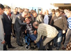 İgm, Cezaevinde Yatan Hükümlüye Akülü Tekerlekli Sandalye Hediye Etti