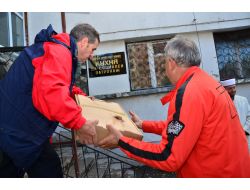 Başmüftülük'ten, Peder İvan'ın Barınma Yurduna Kurban Eti Yardımı