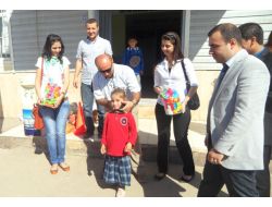 Cizre Emniyet Müdürlüğü Yetkililerinden Köy Okuluna Ziyaret