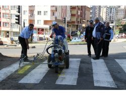İlkadım Belediyesi, Yeni Yol Çizgi Makinesini Araç Parkına Kazandırdı