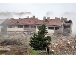 Kapıkule’de 2 Bina Dinamitle Saniyeler İçerisinde Yıkıldı