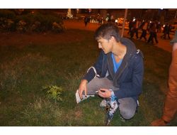 Taksim'de 'Şüpheli Ot' Alarmı