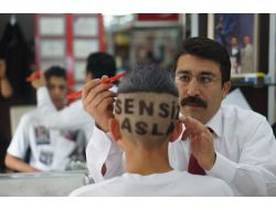 Mhp'li Gençler 'Sensiz Asla' Sloganını Kafalarına Kazıttı