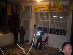 Başkent'te Dtp İlçe Başkanlığına  Silahlı Saldırı