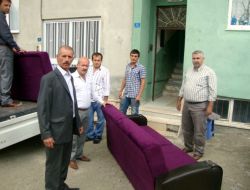 Evi Yanan Orman İşçisinin Eşyalarını Sendika Yeniledi