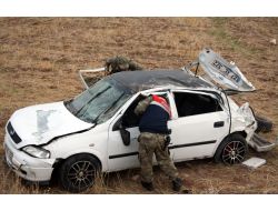 Otomobil Şarampole Yuvarlandı: Biri Ağır 5 Yaralı