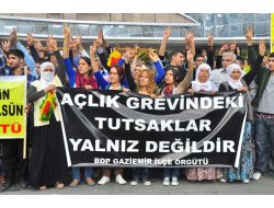 Bdp Açlık Grevlerine Destek İçin Yürüyüş Düzenledi