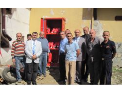 Bursa Büyükşehir Belediyesi Köylere Yangın Dolabı Kurdu