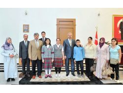 Öğrencilerden Vali Cerrah’a Teşekkür Ziyareti