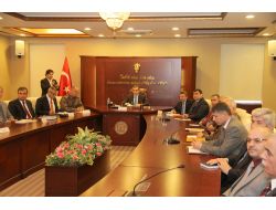 Kent Güvenliği Danışma Kurulu Toplantısı Vali Yazıcı Başkanlığında Yapıldı