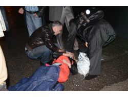 Kamyonetin Çarptığı Kadın Yaralandı