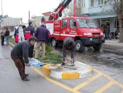 Yangına Giden İtfaiye Aracı Devrildi!