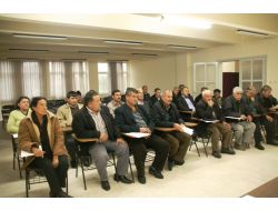 Gülnar'da Muhtarlar Eğitim Seminerine Katıldı