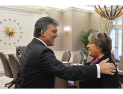 Gül, Akpm Denetim Komisyonu Türkiye Raportörü Durrieu'yu Kabul Etti