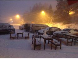 Uludağ'da Kar Kalınlığı 10 Santimetreyi Geçti