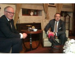 Bakan Bağış Hollanda Dışişleri Bakanı'nı Ağırladı