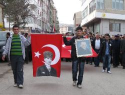 Suşehri'nde Teröre Lanet Yürüyüşü Yapıldı