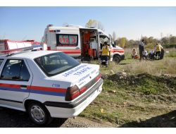 Traktör Sulama Kanalına Devrildi: 1 Ölü