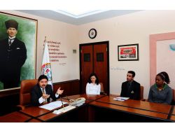 Yabancı Öğrenciler Muğla Valisi Şahin'i Ziyaret Etti