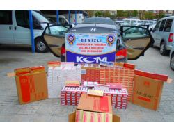 Denizli’de 10 Bin Paket Kaçak Sigara Ele Geçirildi
