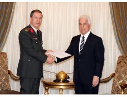 Eroğlu Genel Kurmay 2. Başkanı Hulusi Akar'ı Kabul Etti