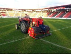 Kamil Ocak Stadı’nda Bakım Çalışmaları Sürüyor