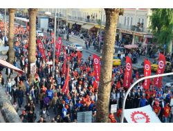 İşçiler, İzelman'daki İhale Krizini Protesto Etti