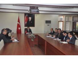 Tarsus'ta Sivil Savunma Toplantısı Yapıldı