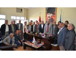 Chp İlçe Teşkilatından Tarsus Muharip Gaziler Derneği'ne Taziye Ziyareti