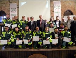 İhh Arama Kurtarma Ekibi Sivil Savunma Sertifikasını Aldı