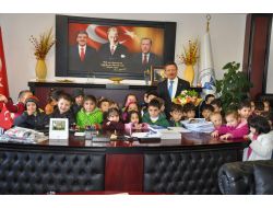 Özel Ergin Koleji Öğrencilerinden Başkan Başer’e Ziyaret