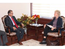 İtalyan Milletvekili Margherita Boniver, Vali Süleyman Tapsız’ı Ziyaret Etti