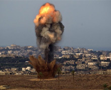 İsrail gece 200 kez saldırdı!