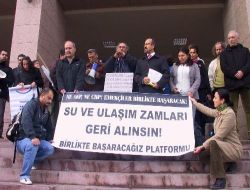İzmir'de Su Zammı Kavalla Protesto Edilip Yargıya Taşındı