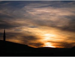 SARIKAMIŞ'TA GÜN BATIMI