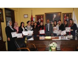 İngilizce Eğtimini Tamamlayan Kursiyerler Sertifikalarını Aldı