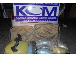 Otobanda Durdurulan Otomobilde 27 Kilo Esrar Çıktı