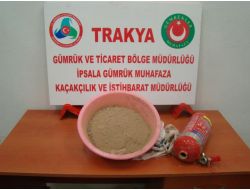 Yangın Söndürme Tüpüne Gizlenen Eroin Gümrükte Ele Geçirildi