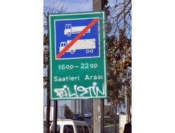 İsrail Konsolosluğu Önünde Protesto Eylemi