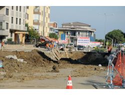 Atakum, Dere Islah Çalışması Nedeniyle Şantiyeye Döndü