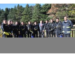 Dalgıçlar, Gölcük’te Tatbikat Yaptı