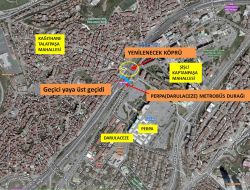 Darülaceze Metrobüs Üst Geçidi 10 Gün Kapanacak