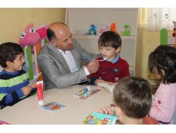 Aksaray’da Miniklere Diş Sağlığı Eğitimi Verildi