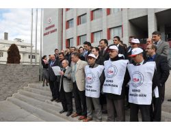 Büro Memur-sen, Adliye Personelinin Haklarının İyileştirilmesi İçin Eylem Yaptı