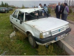 İnşaata Bakınca Kaza Yaptı