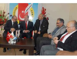 Chp İl Başkanı Kayseri Gazeteciler Cemiyeti'ni Ziyaret Etti