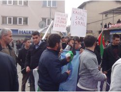 Bitlis'te İsrail Protestosu