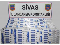 Sivas’ta Kaçak Sigara Operasyonu