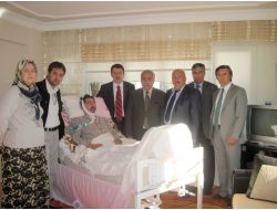 Als Hastası Nihat Öğretmen Evinde Ziyaret Edildi