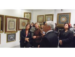 Mustafakemalpaşalı Bayanların Tezhip Eserleri Bursa’da Sergileniyor